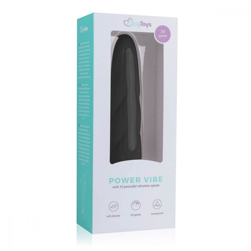 Black Silicone Vibrator