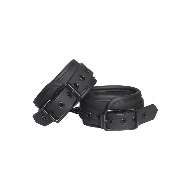 Blaze Luxury Fetish Ankle Cuffs pouta na nohy Black