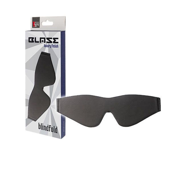 Blaze Luxury Fetish Blindfold maska na oči Black