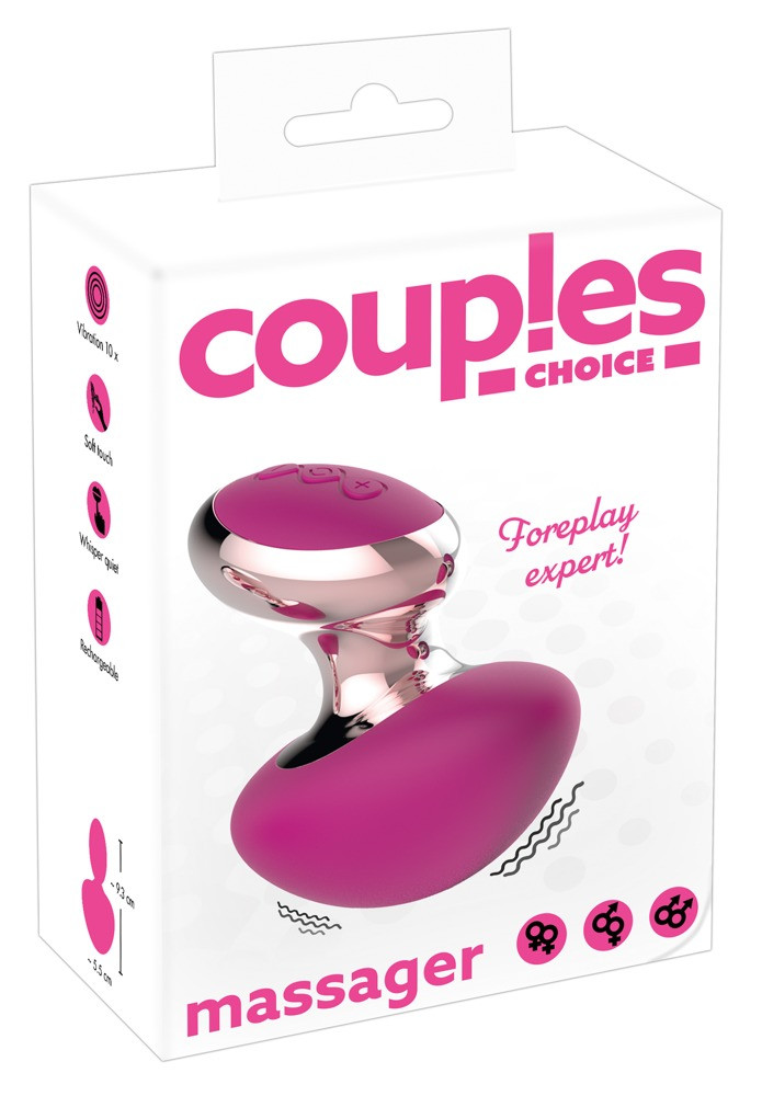 Couples Choice - cordless mini massage vibrator (pink)