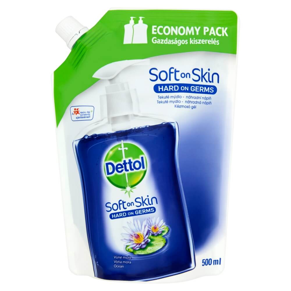 Dettol - pumped liquid soap refill - ocean (500ml)