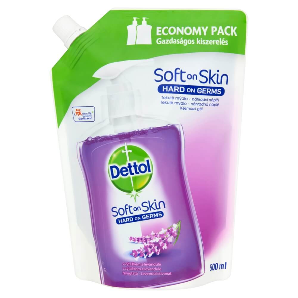 Dettol - pumped liquid soap refill - soothing lavender (500ml)