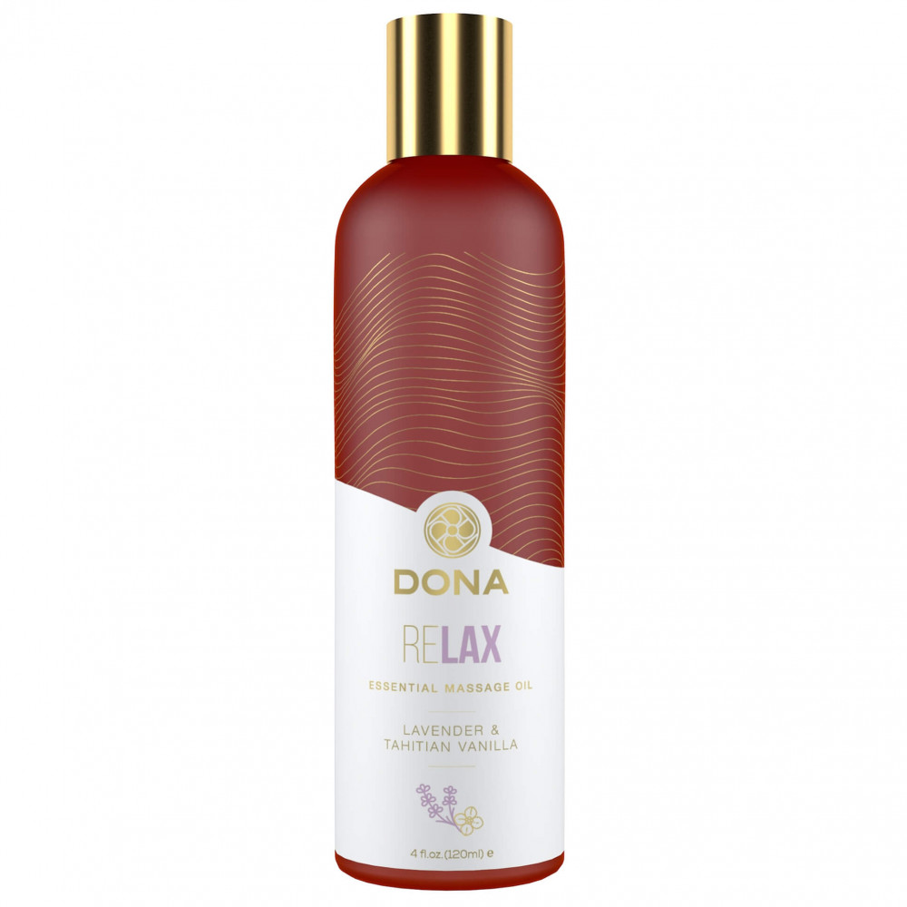 Dona Relax - veganský masážní olej (levandule-vanilka) - 120ml