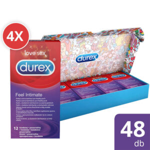 Durex Feel Intimate - balík tenkých kondomů (4 x 12ks)