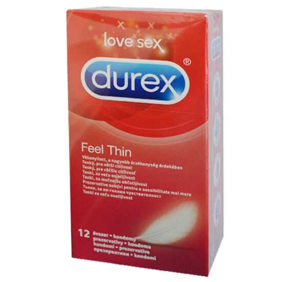 Durex Feel Thin krabička CZ distribuce 12 ks