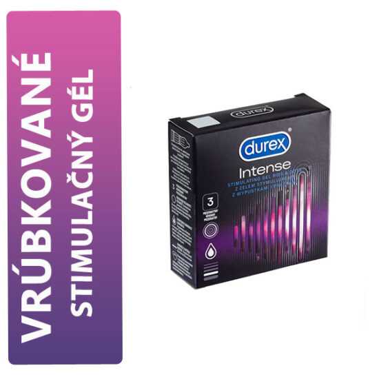 Durex Intense Orgasmic krabička CZ distribuce 3 ks