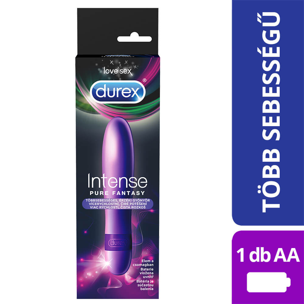 Durex Intense Pure Fantasy - tyčový vibrátor (fialový)