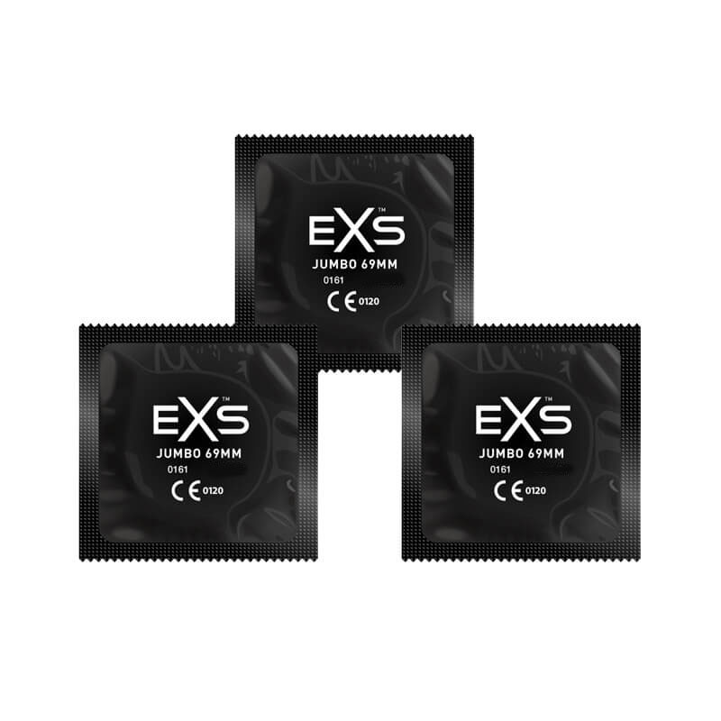 EXS Jumbo 69mm kondomy XXL 3 ks