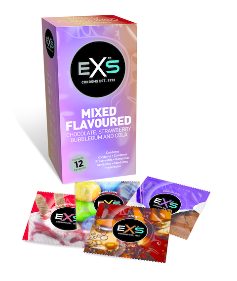 EXS Mixed Flavoured krabička EU distribuce 12 ks