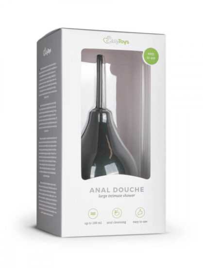 Easytoys Anal Douche - anální klystýr - velký (černý)