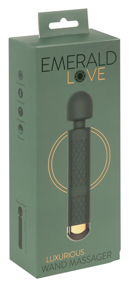 Emerald Love Wand - cordless