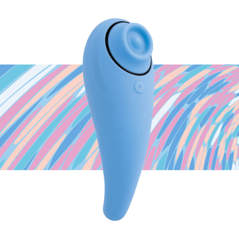 FEELZTOYS - FEMMEGASM TAPPING & TICKLING VIBRATOR TURQOISE