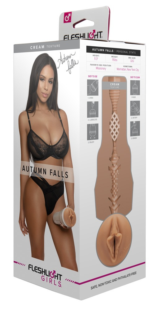 Fleshlight Autumn Falls Cream - lifelike vagina (natural)