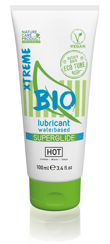 HOT BIO Superglide Xtreme - Vegan Water-based Lubricant (100ml)