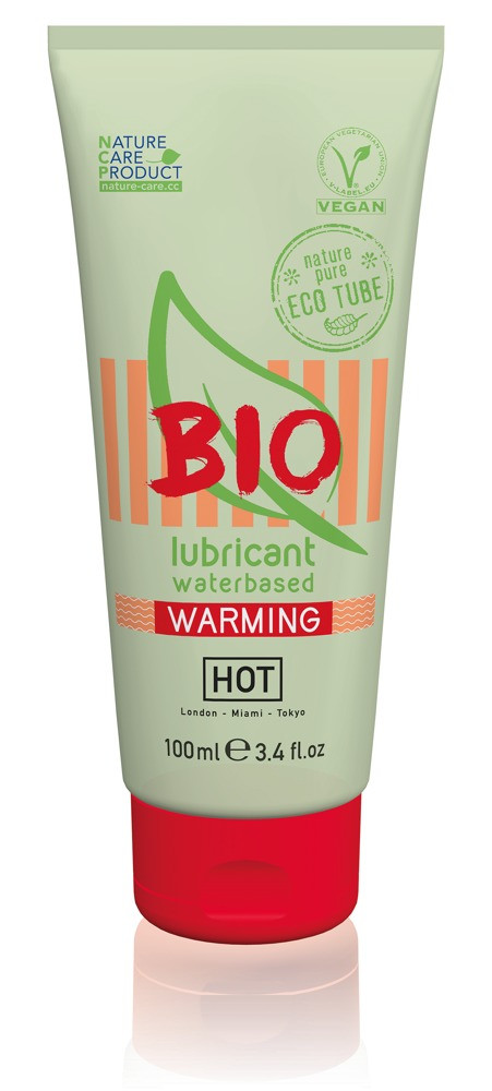 HOT BIO Warming - veganský lubrikant na bázi vody s hřejivým účinkem (100ml)