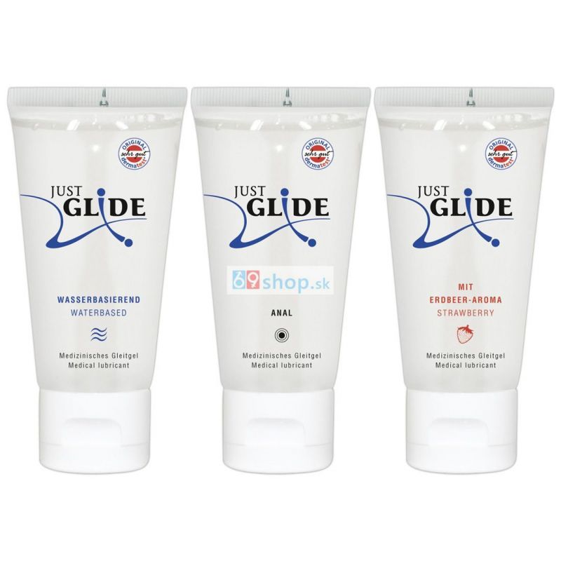 Just Glide souprava lubrikantů (3 x 200 ml)