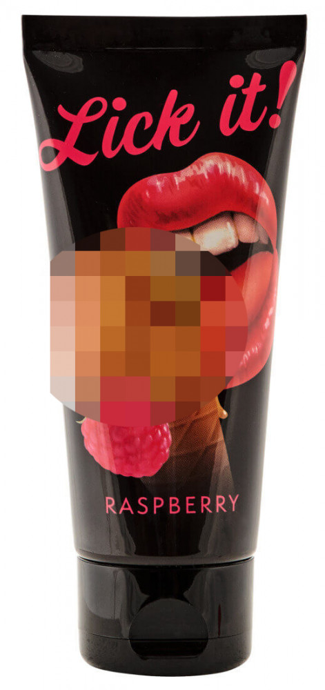 Lick It Himbeere - lubrikačný gél na báze vody na orálny sex malinový (100ml)