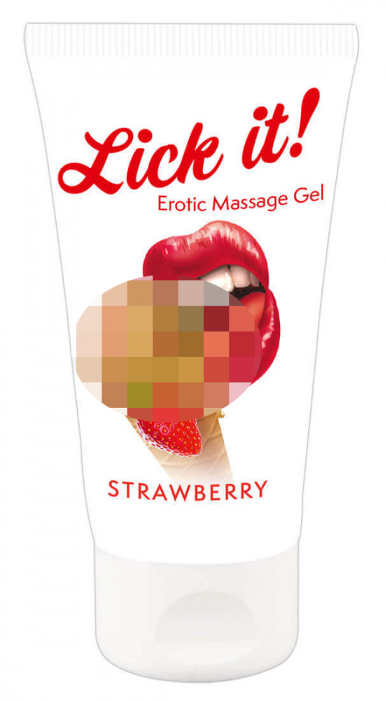 Lick it! - 2in1 edible lubricant - strawberry (50ml)