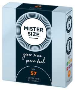 Mister Size Thin Condom - 57mm (3pcs)
