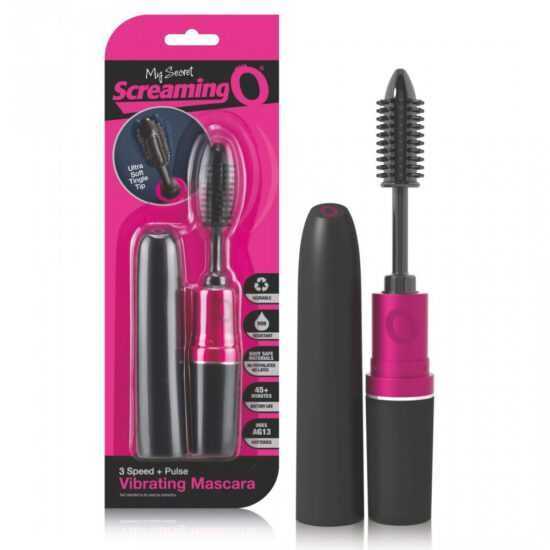 My Secret Screaming O Vibrating Mascara - vibrátor ve tvaru oční spirály (pink-černý)