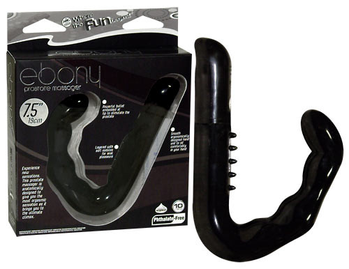 NMC Ebony Prostate Massager - vibrační masáž prostaty