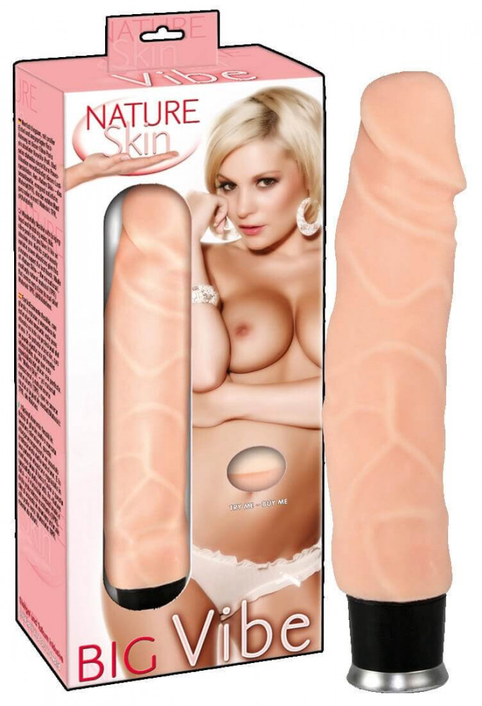 Nature Skin Big Vibe - vibrátor s realistickým povrchem