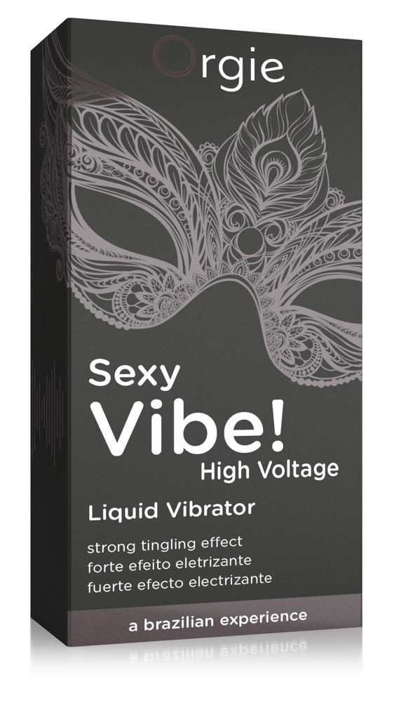 Orgie Sexy Vibe High Voltage - intenzivní stimulační tekutý vibrátor pro ženy a muže (15ml)