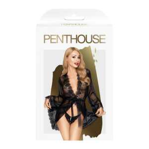 Penthouse Hypnotic power erotický župan black veľkosť XL