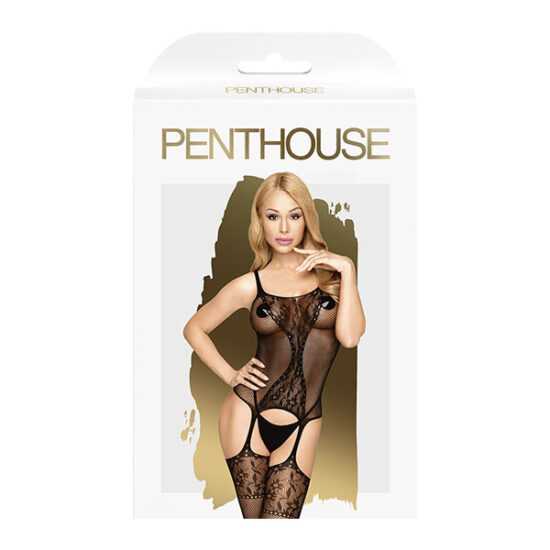 Penthouse Miss curvy bodystocking black veľkosť S-L