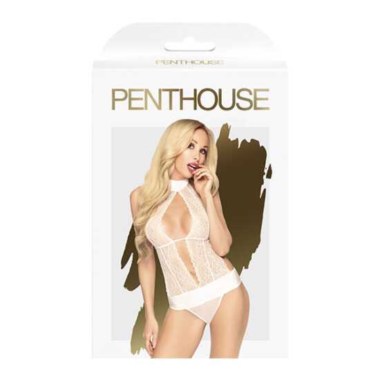 Penthouse Perfect lover erotické body white veľkosť M/L