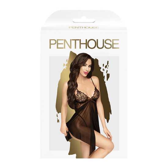 Penthouse Sweet beast erotická košilka black veľkosť M/L