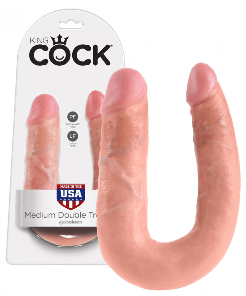 Pipedream King Cock Thick Double Dildo Medium - dvojité dildo (34