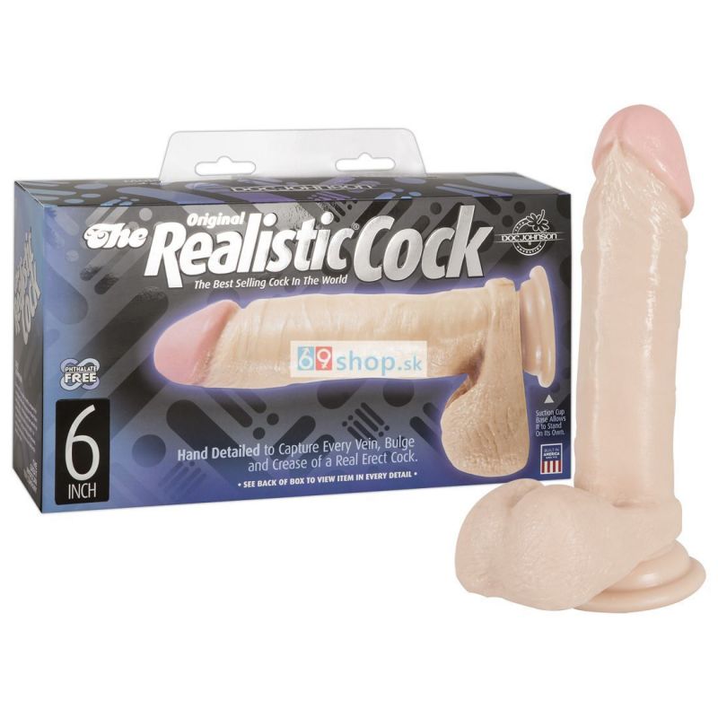 Realistické dildo - vícefunkční (20 cm)