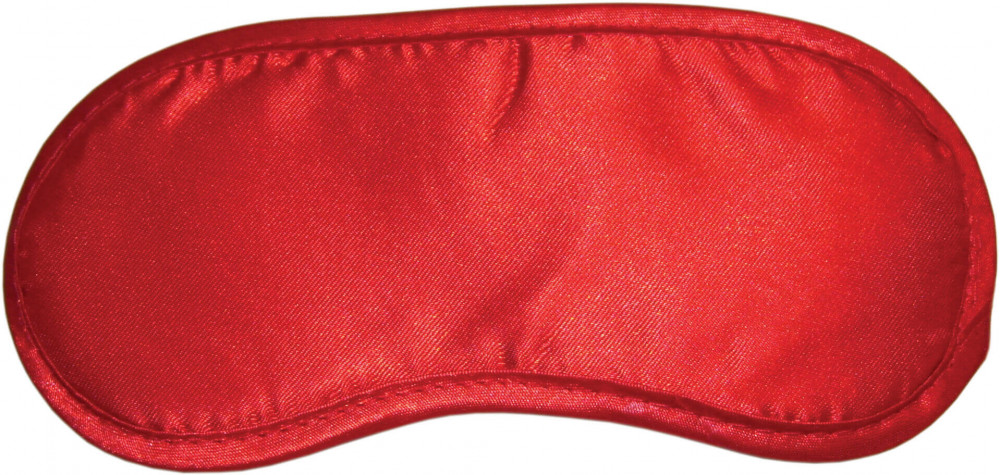 S & M Satin Red Blindfold - saténová maska ?na oči (červená)