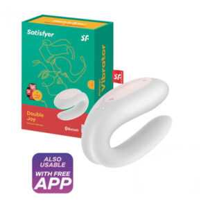 Satisfyer Double Joy partnerský vibrátor white