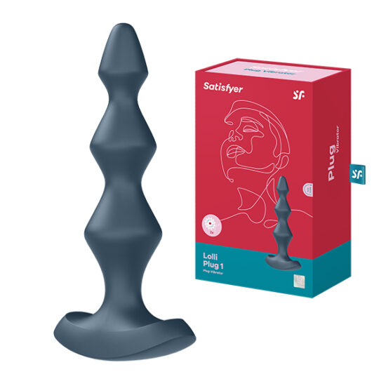 Satisfyer Lolli Plug 1 vibrační anální kolík Anthracite