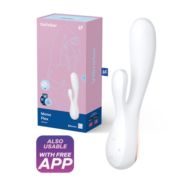 Satisfyer Mono Flex smart rabbit vibrátor white