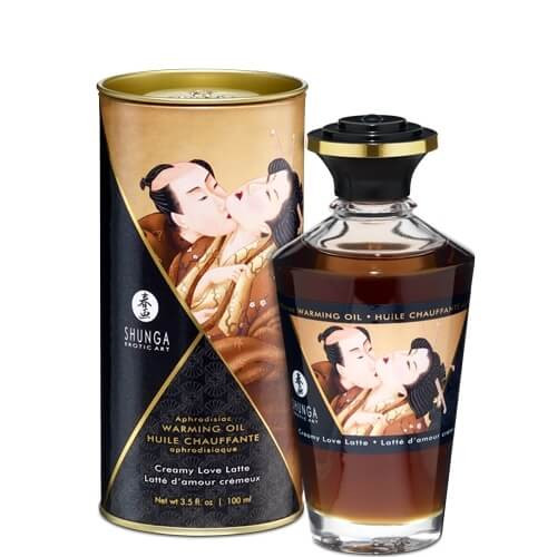 Shunga - Aphrodisiac Warming Oil Creamy Latte 100 ml