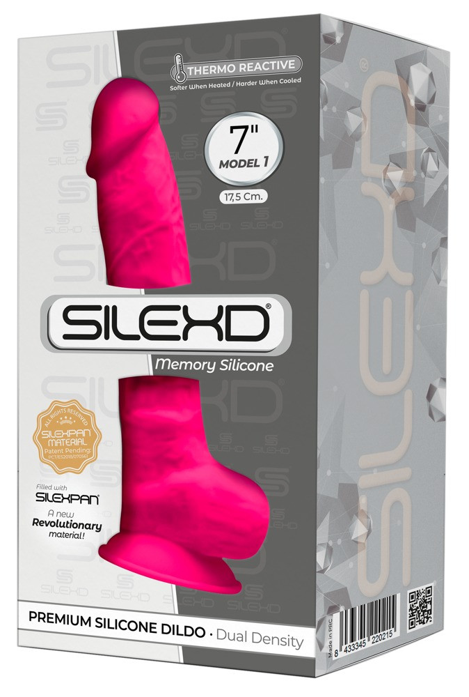 Silexd 7 - tvarovatelné dildo s varlaty a přísavkou - 17