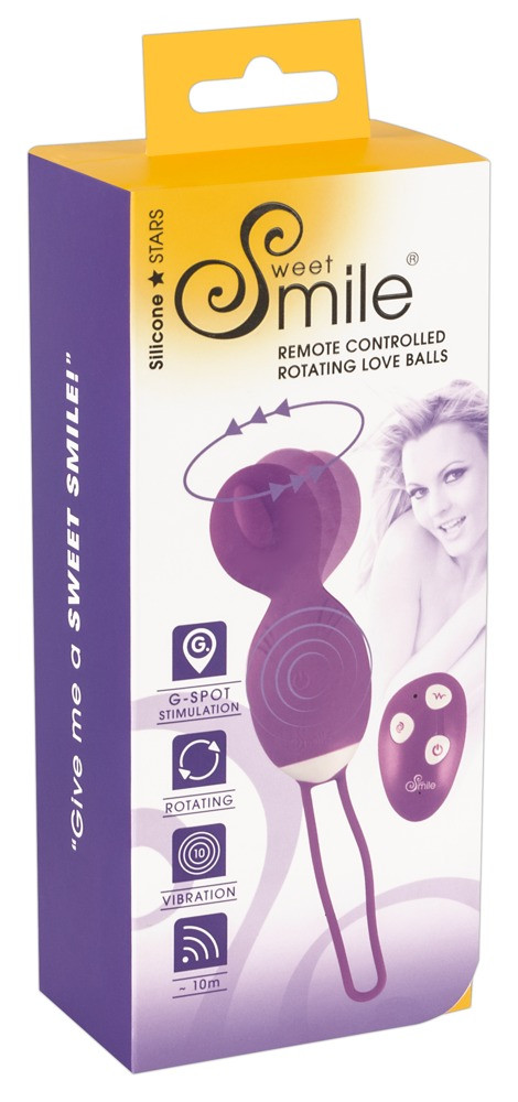 Smiling rotating love ball - cordless