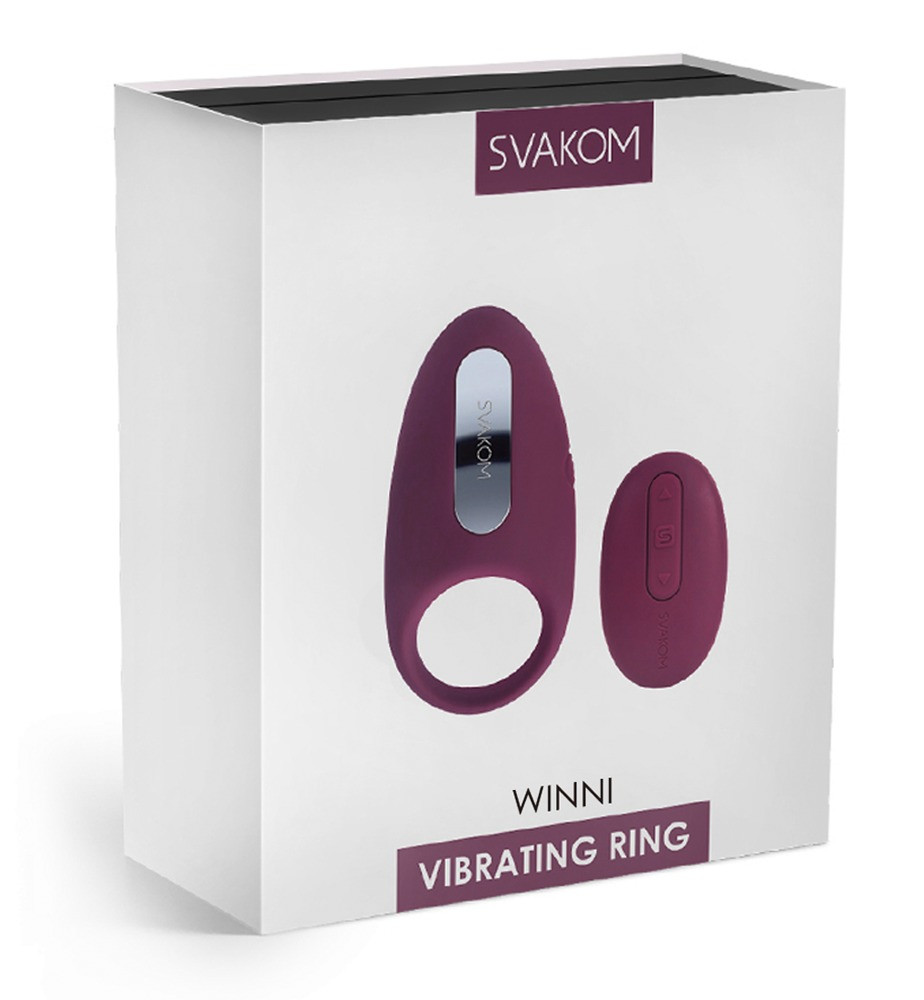 Svakom Winni - Cordless Radio Penis Ring (Viola)