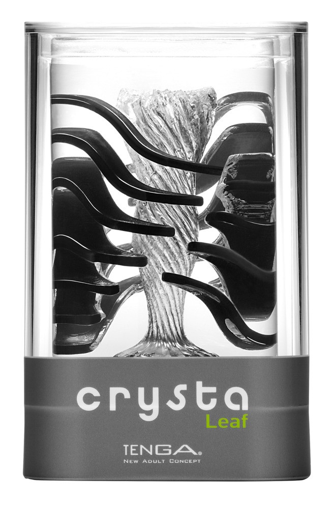 TENGA Crysta - wavy masturbator (leaf)