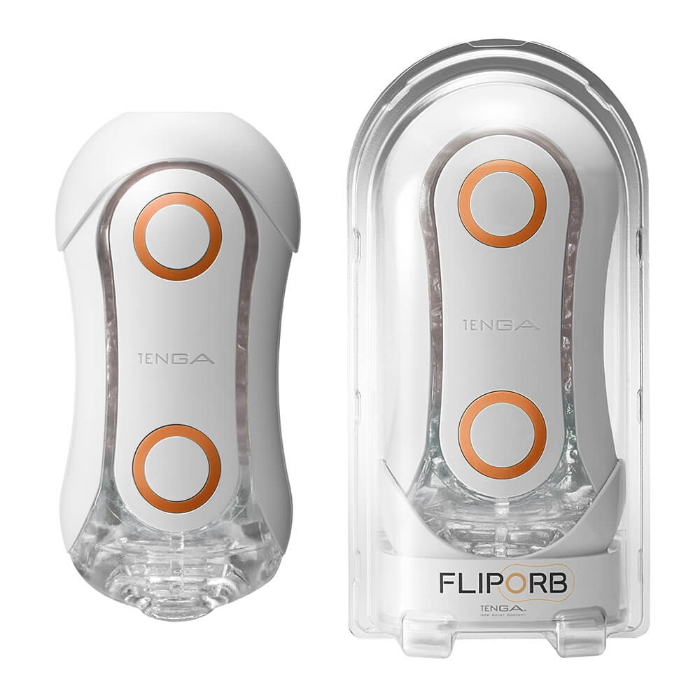 TENGA - FLIP ORB MASTURBATOR ORANGE CRASH