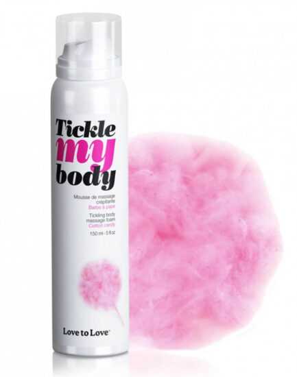 TICKLE MY BODY - COTTON CANDY massage foam (150ml)