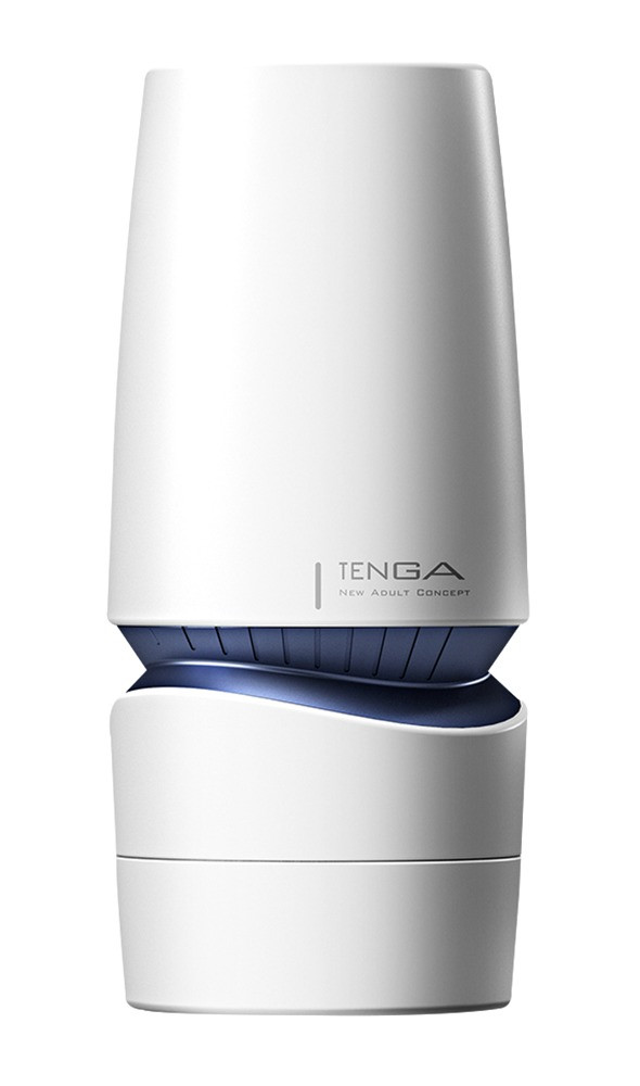 Tenga Aero - Super Sucking Mouth Masturbator (White-Blue)