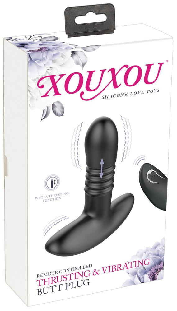 Thrusting & Vibrating Butt Plug