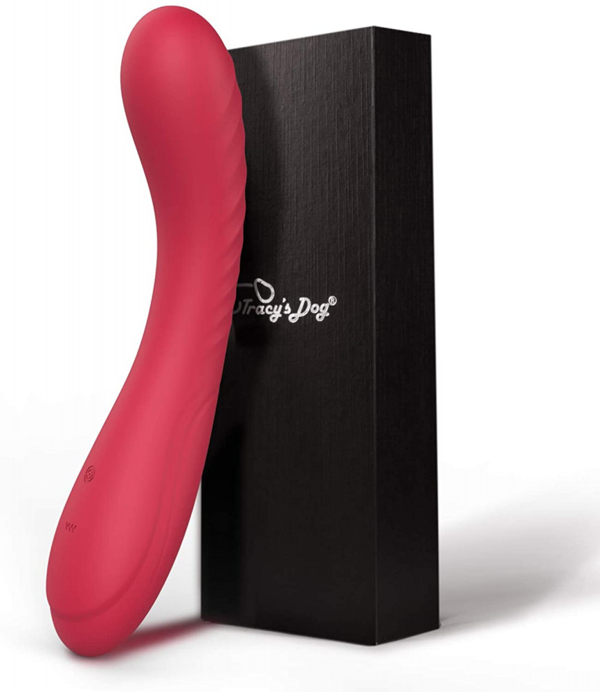 Tracy's Dog G Spot Dildo Vibrator - berry