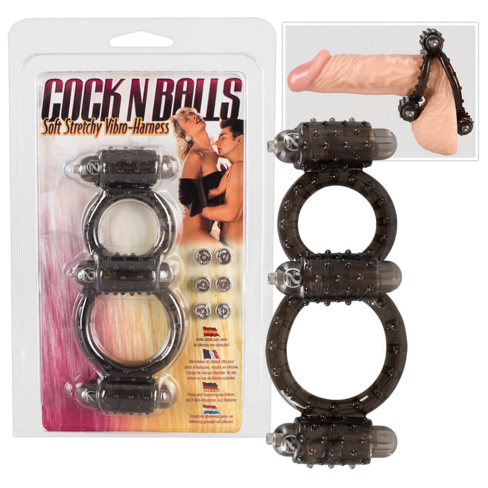 YOU2TOYS Cock N Balls - vibrační kroužky na penis