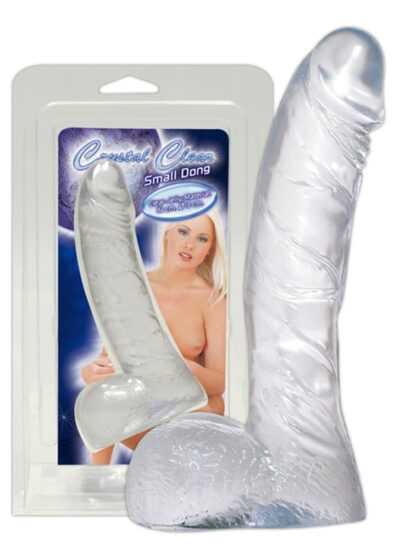 YOU2TOYS Crystal Clear small Dong - realistické dildo (14 cm)