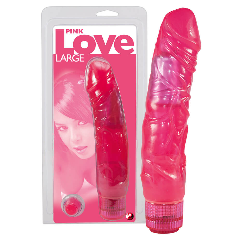 YOU2TOYS Pink Love Large - realistický vibrátor (22 cm)